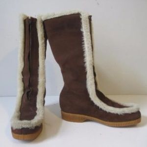Womens Winter Boots 7 Flat Boho DUNHAMS ESKIPADES